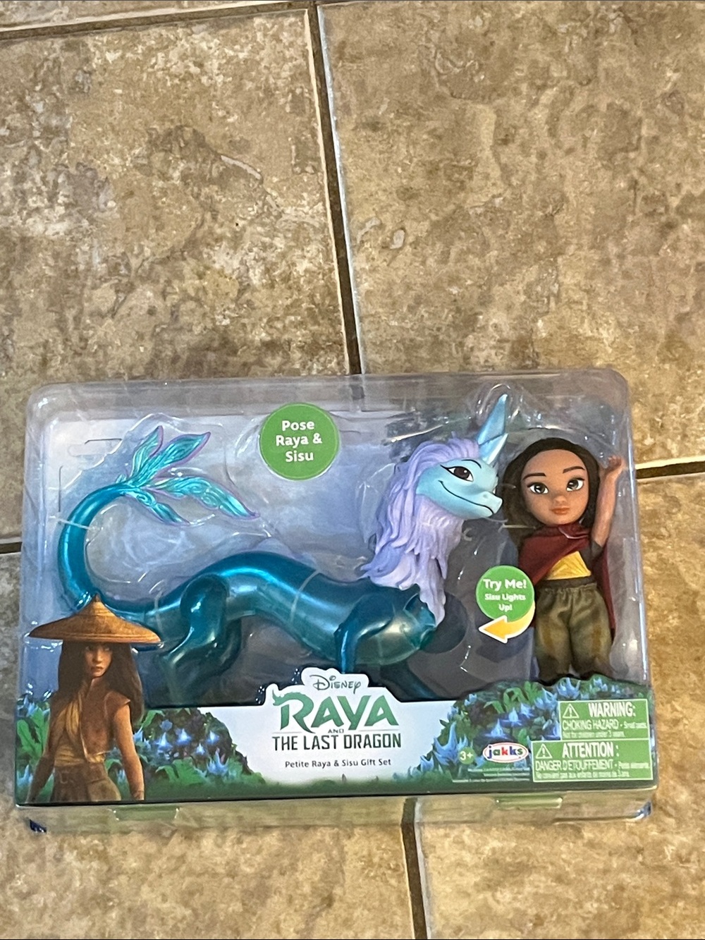 Disney Raya Petite Raya & Sisu Figure Set - Teal, Purple, Blue